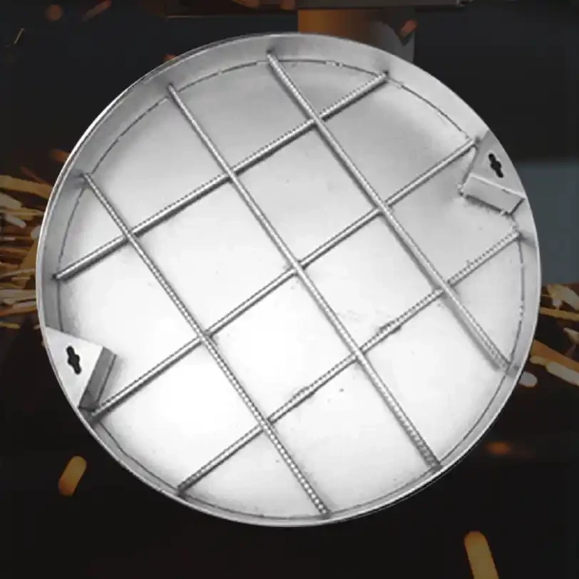 Stainless steel circular manhole cover