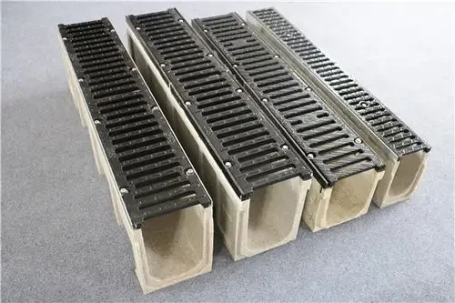 Prefabricated drainage gutter