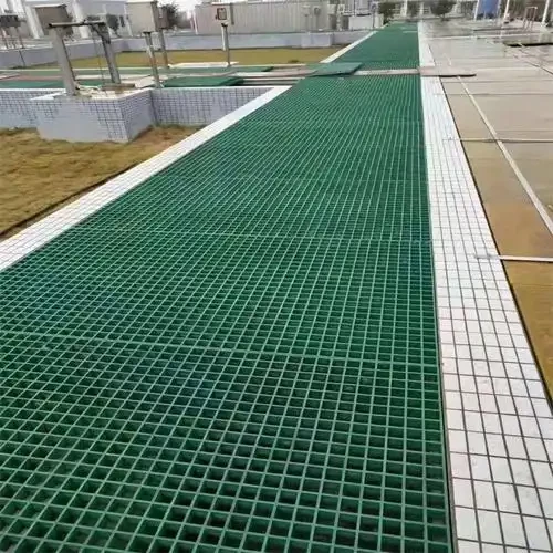 Fiberglass trench cover plate